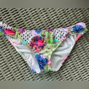 Victoria’s Secret | NWT Bali Patchwork Knockout Bikini Bottom Swim ~Large